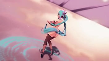 Miku dances with her new clothes