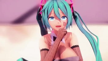 Miku dances with her new clothes