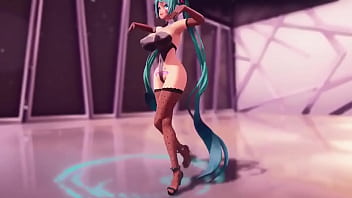 Miku dances with her new clothes