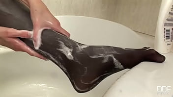 Nylons in the shower