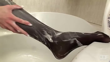 Nylons in the shower