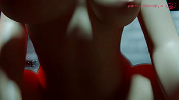 Scarlett witch has fun