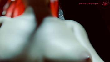 Scarlett witch has fun