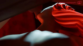 Scarlett witch has fun