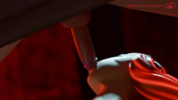 Scarlett witch has fun