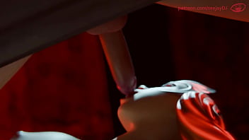 Scarlett witch has fun