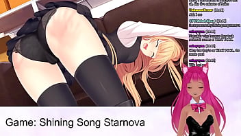 Vtuber lewdneko plays shining song starnova bonus