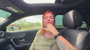 Swallowed the driver's sperm