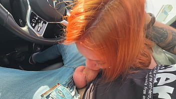 Swallowed the driver's sperm