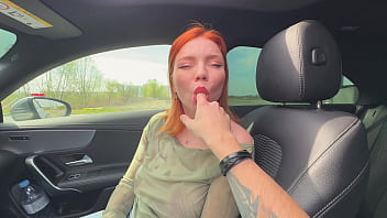 Swallowed the driver's sperm