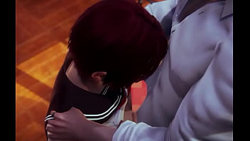 【hentai 3d】japanese glasses girl