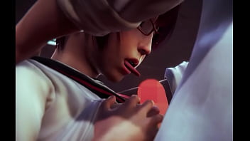 【hentai 3d】japanese glasses girl