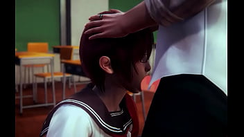 【hentai 3d】japanese glasses girl