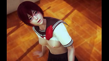【hentai 3d】japanese glasses girl