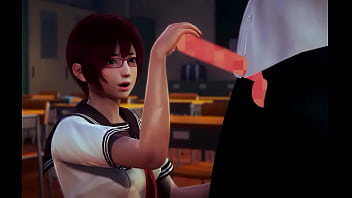 【hentai 3d】japanese glasses girl