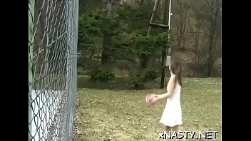 Enchanting brunette sascha and big massive meat rocket