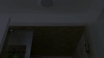 Sexy young model enjoys a sensual bath