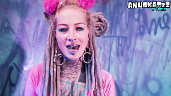 Tattooed Girl Solo Double Penetration With Toys Anal Play & Atm thumbnail