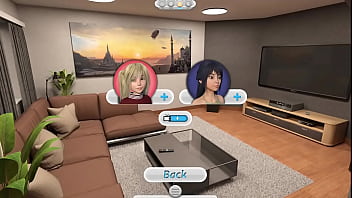4 hombre de la casa ve la tv con su familia juntos videojuego porno happy summer traducido