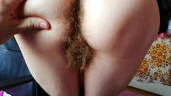 Hairy bush compilation with huge clitoris