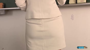 Students exhibit an intense attraction towards their instructor and engage with her intimate area using sexual devices Students exhibit an intense attraction towards their instructor and engage with her intimate area using sexual devices