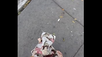 Saliendo con la mini mas cortita q tenia