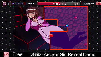 Arcade girl reveal demo free game itchio xonix puzzle 2d adult arcade eroge erotic indie nsfw retro unity