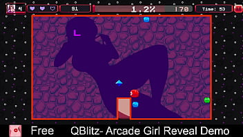 Arcade girl reveal demo free game itchio xonix puzzle 2d adult arcade eroge erotic indie nsfw retro unity