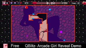 Arcade girl reveal demo free game itchio xonix puzzle 2d adult arcade eroge erotic indie nsfw retro unity