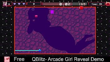 Arcade girl reveal demo free game itchio xonix puzzle 2d adult arcade eroge erotic indie nsfw retro unity