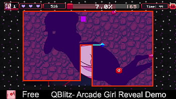 Arcade girl reveal demo free game itchio xonix puzzle 2d adult arcade eroge erotic indie nsfw retro unity