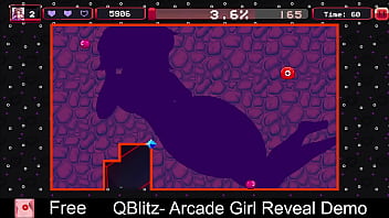 Arcade girl reveal demo free game itchio xonix puzzle 2d adult arcade eroge erotic indie nsfw retro unity