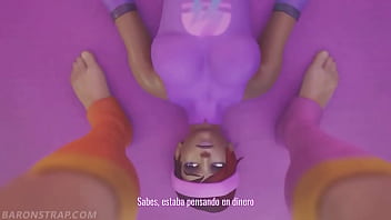 La cachonda brigitte ayuda a entrenar a sombra en el gym con una condición baronstrap subs latino
