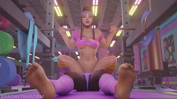 La cachonda brigitte ayuda a entrenar a sombra en el gym con una condición baronstrap subs latino La cachonda brigitte ayuda a entrenar a sombra en el gym con una condición baronstrap subs latino