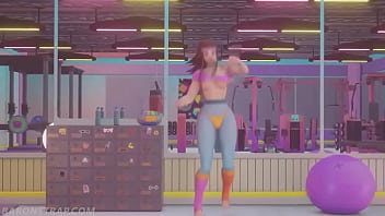 La cachonda brigitte ayuda a entrenar a sombra en el gym con una condición baronstrap subs latino