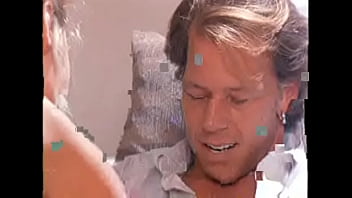 Relaxing chair blowjob