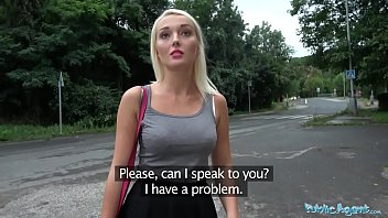 Public agent blonde gets fucked by a lost stranger