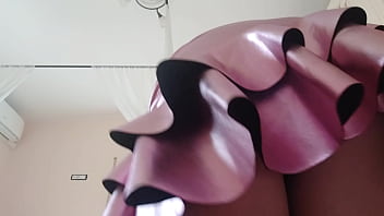 Chantal channel farts on her pink skirt