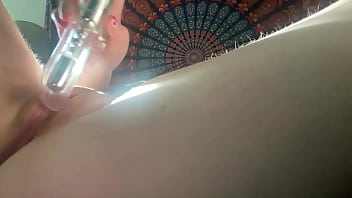 Teen uses toys to masturbate