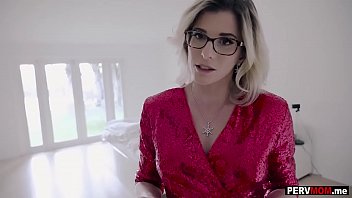 My stepmom ate my warm sperm to keep things clean