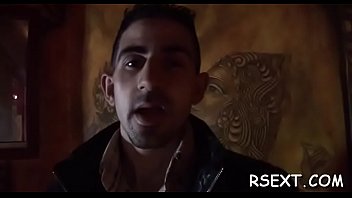 Fake tit playgirl gives head