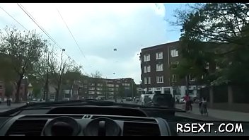 Fake tit playgirl gives head