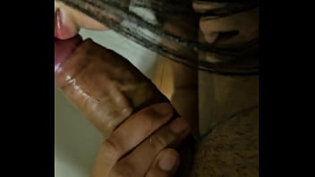 Cumming on wife's breasts