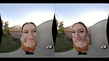 Cute girl gets fucked behind the shed virtual reality sex wankzvr