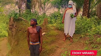 Our lady the queen of forest fuck with a stranger and she enjoying what she missed for a long time