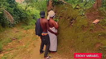 Our lady the queen of forest fuck with a stranger and she enjoying what she missed for a long time