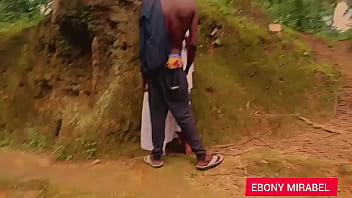 Our lady the queen of forest fuck with a stranger and she enjoying what she missed for a long time