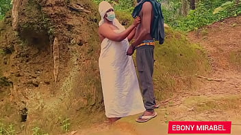 Our lady the queen of forest fuck with a stranger and she enjoying what she missed for a long time