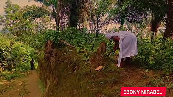 Our lady the queen of forest fuck with a stranger and she enjoying what she missed for a long time