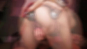 Stacy bloom play with metallic round buttplug